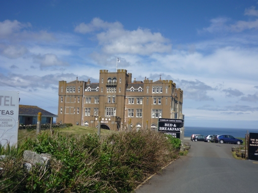 This hotel is often mistaken as Tintagel Castle by North American tourists who don't understand what 'old' means!